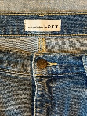 LOFT Blue Straight Leg Jeans